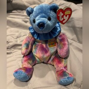 Ty September birthday bear beanie baby